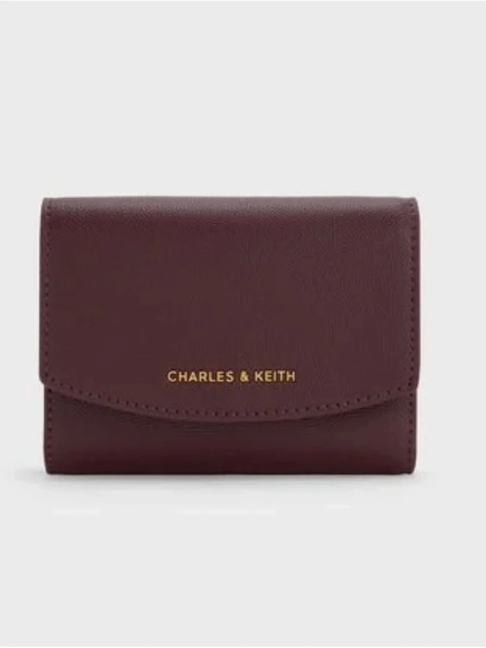 Charles & Keith Briony Curved Flap Wallet